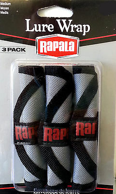 Rapala Lure Wrap / Lure Protectors With Cover And Hook Guard - 3 Pack