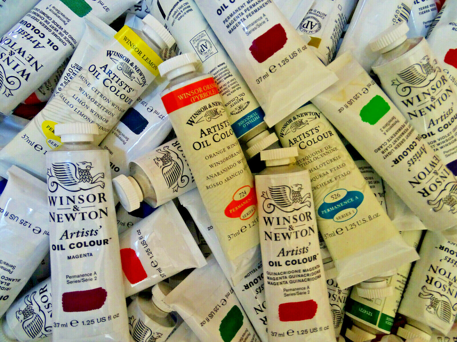 Winsor & Newton Artists' Oil Colours, 37 Ml Tubes, 10% Off Purchases Of $50