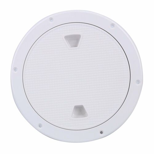 9.84" Marine Boat Inspection Hatch Rv Round White Deck Plate Access Cover