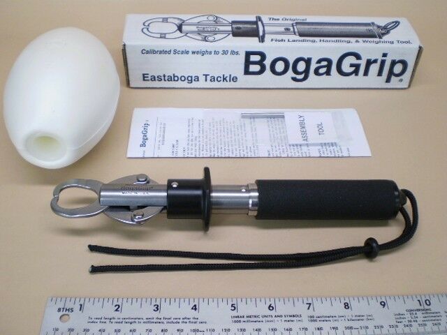 Bogagrip 30 Lb Model 130 New Boga Grip With Free Float Fish Gripper Scale Tool