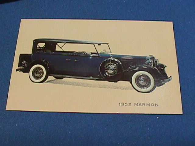 1932 Marmon Museum Of Automobiles, Winthrop Rockefeller Collection Postcard