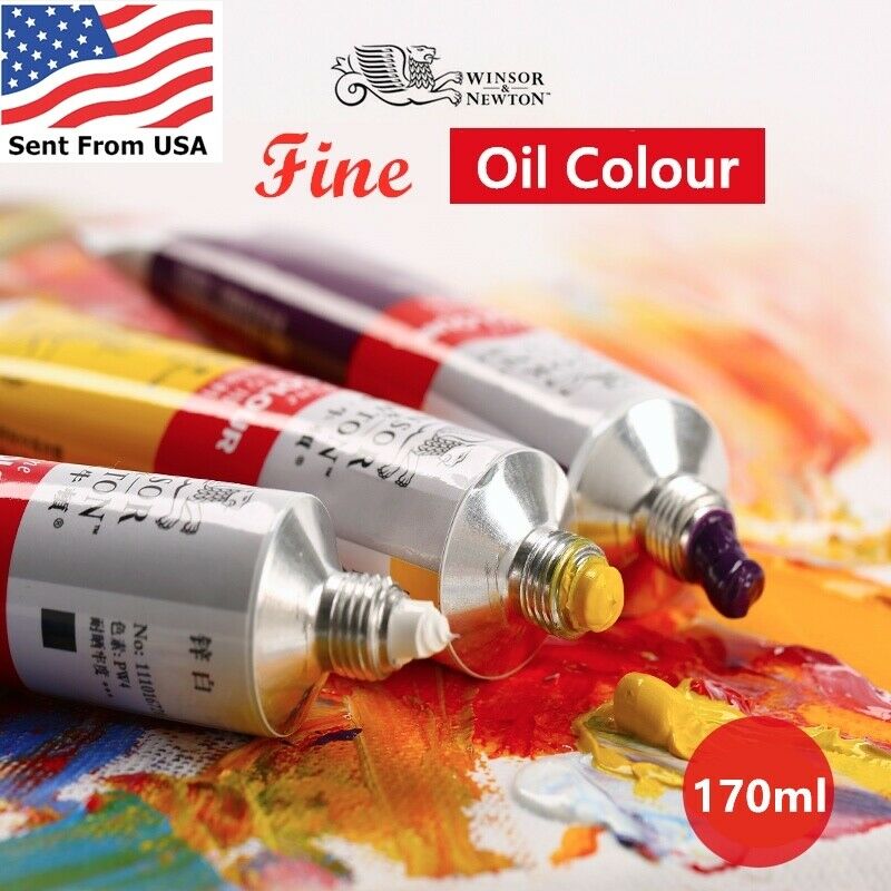 Winsor & Newton Oil Paint Color Tubes 170ml 33 Colours Available Painting Colour